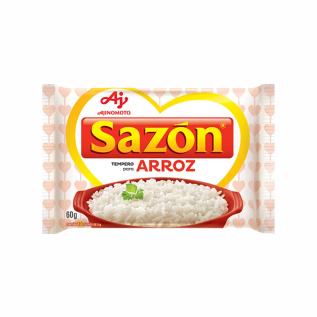 SAZON ARROZ (BRANCO) 12X60gr – REF: SA-0006 - UNICENA