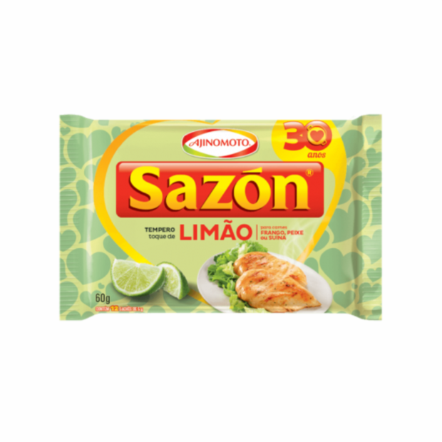 SAZON LIMAO (VERDE) 12X60gr – REF: SA-0003 - UNICENA