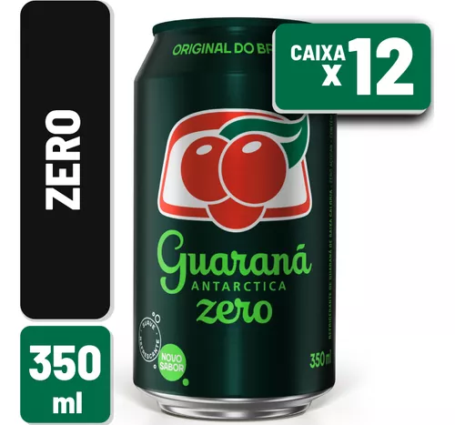 ANTARTICA GUARANA  ZERO LATA 12x350ml – REF: AN-0002 - UNICENA