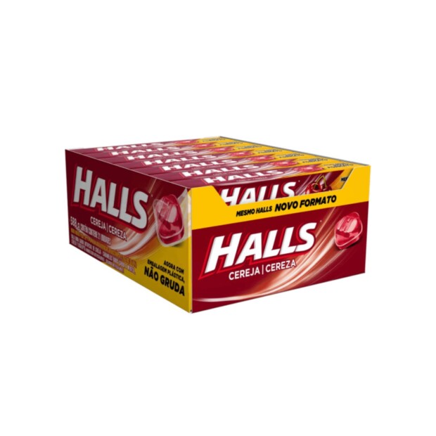 HALLS CEREJA DISPLAY 21 UN – REF: AD-0001 - UNICENA