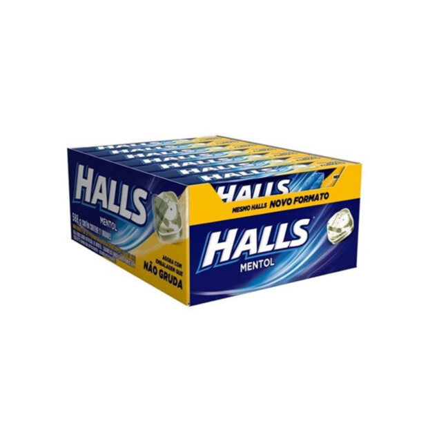 HALLS MENTOL DISPLAY 21 UN – REF: AD-0003 - UNICENA