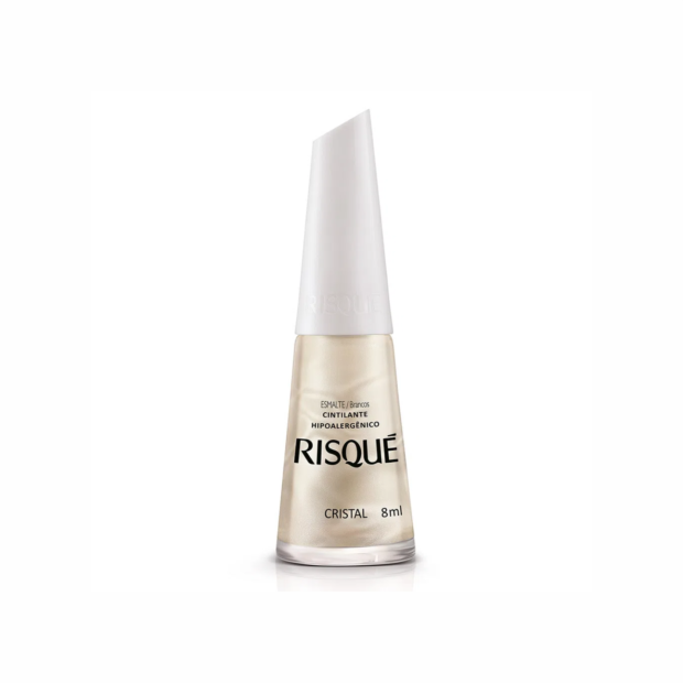 RISQUE ESMALTE BRANCO CRISTAL 6X8ml – REF: RI-0004 - UNICENA