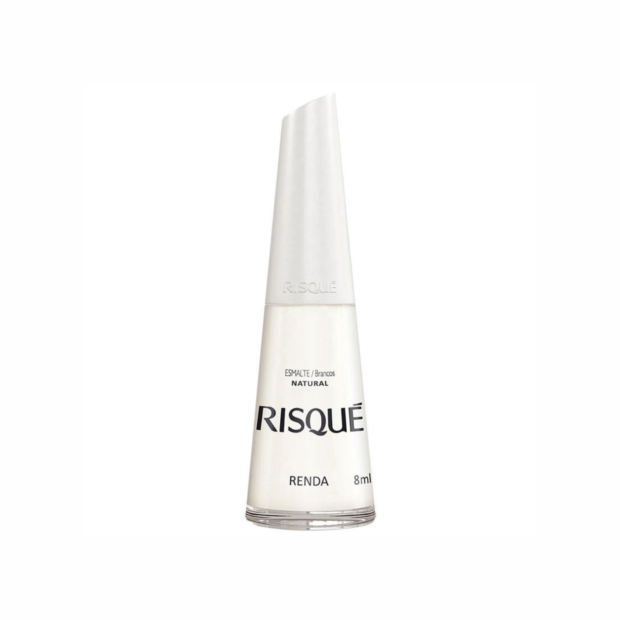 RISQUE ESMALTE BRANCO RENDA 6X8ml – REF: RI-0017 - UNICENA