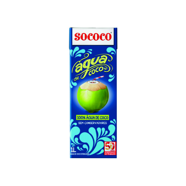 SOCOCO AGUA DE  COCO 12X1L – REF: SO-0004 - UNICENA