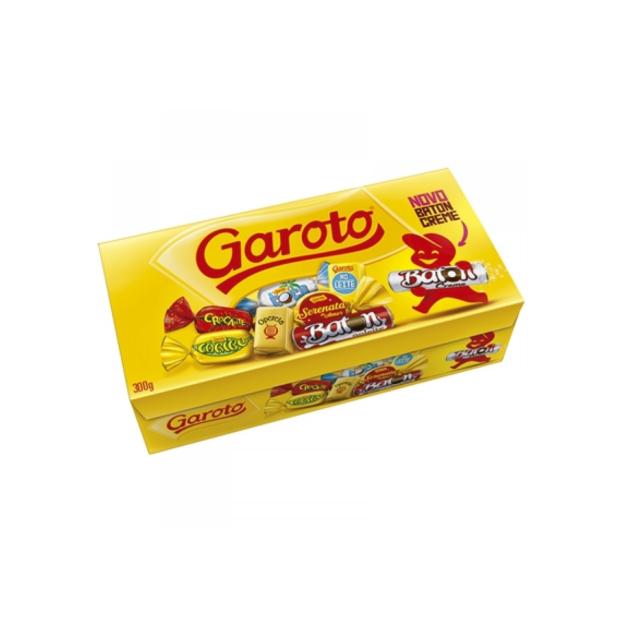 BOMBOM  GAROTO SORTIDOS 30X250g  – REF: GA-0001 - UNICENA