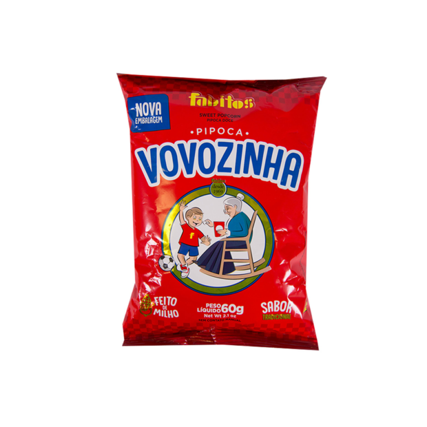 PIPOCA DOCE VOVOZINHA 30X60G – REF: PP-0002 - UNICENA