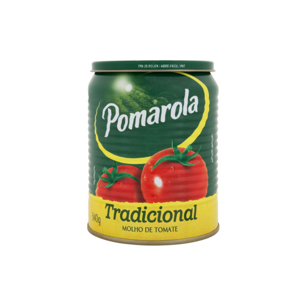 POMAROLA TRADICIONAL REFOGADO LATA 24X320G – REF: PO-0002 - UNICENA