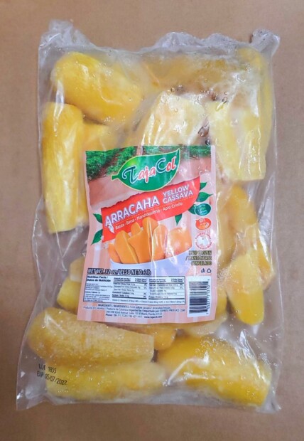 FROZEN YUCA YELLOW CASSAVA/ARRACAHA 10X2LB – REF: FY-0010 - UNICENA