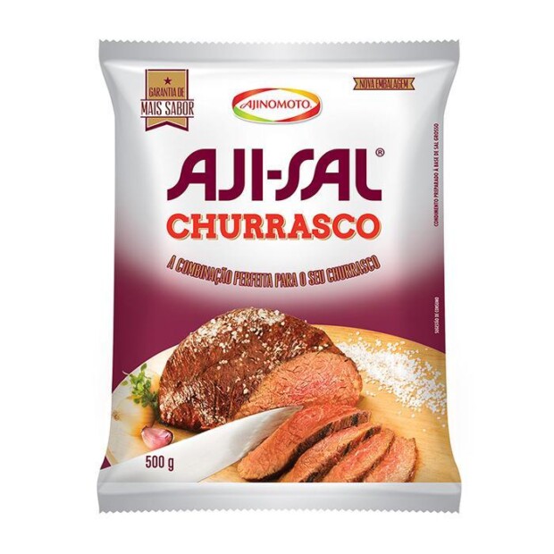 AJI SAL CHURRASCO 24x500g – REF: AJI-0001 - UNICENA