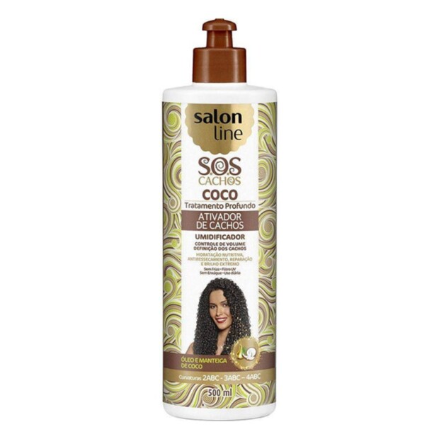 SALON LINE ATIV. CACHOS SOS CACHOS COCO 6x500g – REF: SL-95278 - UNICENA