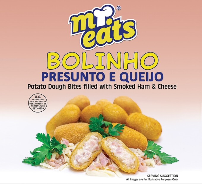 Mr. eats BOLINHO DE PRESUNTO E QUEIJO BIG (FOOD SERVICE) 6X10UN (130g) – REF:ME-0075 - UNICENA