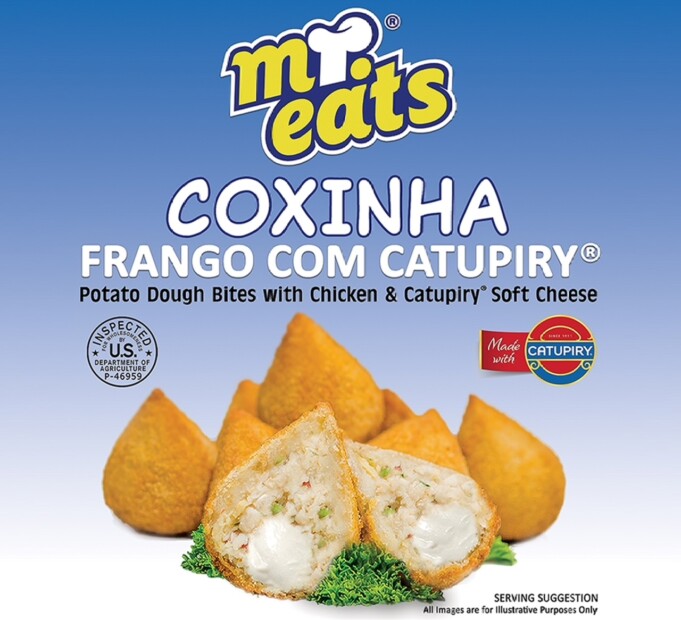 Mr. eats COXINHA FRANGO C/ CATUPIRY BIG (FRIED) 10X5UN (130g) – REF:ME-0043 - UNICENA