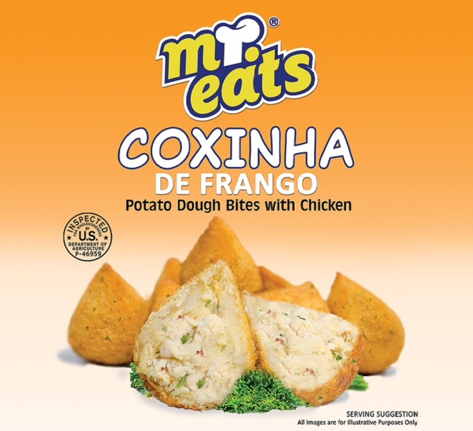 Mr. eats COXINHA DE FRANGO BIG (FOOD SERVICE) 6X10UN (130g) – REF: ME-0071 - UNICENA