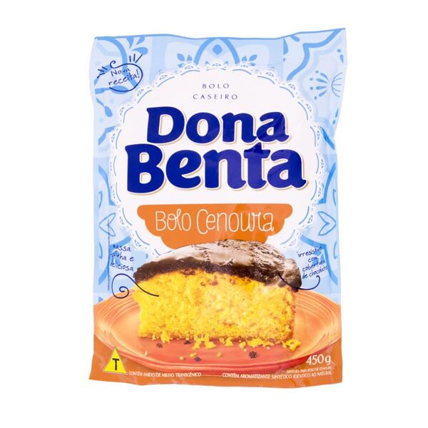 D. BENTA MISTURA P/ BOLO CENOURA 12X450gr – REF: DB-0007 - UNICENA