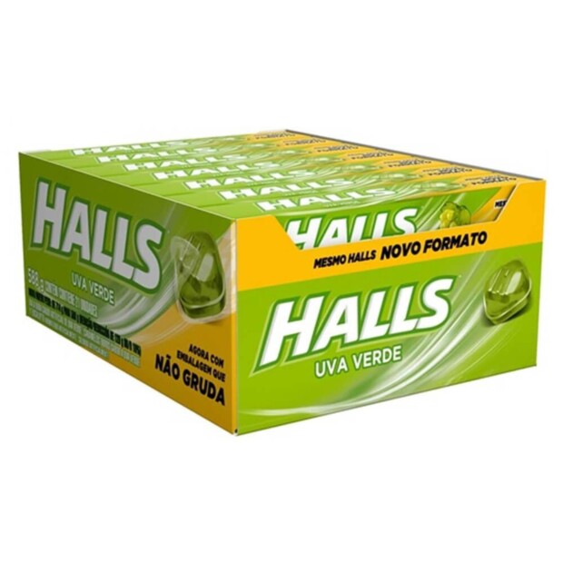 HALLS UVA VERDE DISPLAY 21 UN – REF:AD-0010 - UNICENA