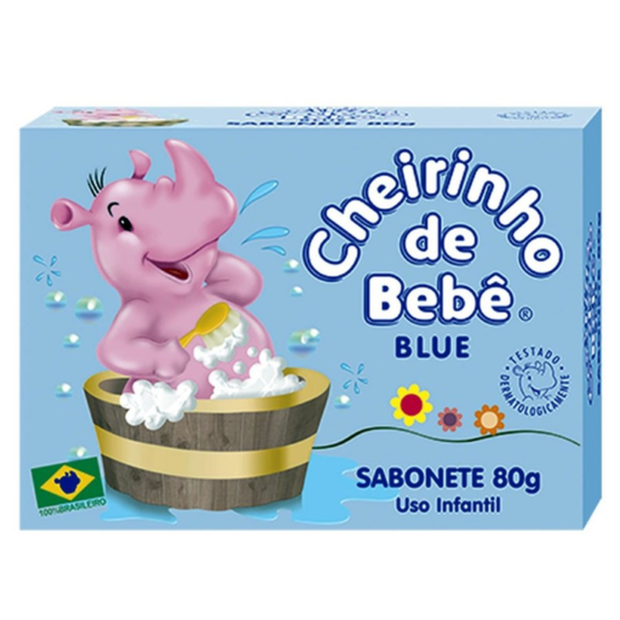 SAB. CHEIRINHO DE BEBE BLUE 80G – REF:CHE-0003 - UNICENA