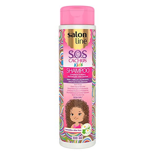 SALON LINE SOS CACHOS KIDS SHAMPOO 12x300ml – REF: SL-95116 - UNICENA