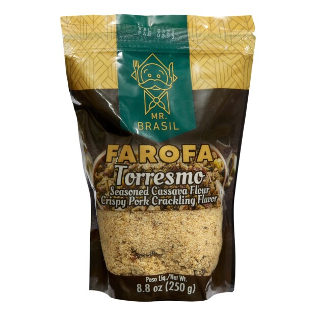 MR. BRASIL FAROFA MANDIOCA GOURMET TORRESMO 12X250g – REF: MR-0006 - UNICENA