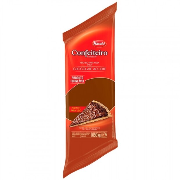 HARALD COBERTURA/ RECHEIO FORNEAVEL CHOCOLATE AO LEITE 8X1.010gr REF: HR-0004 - UNICENA