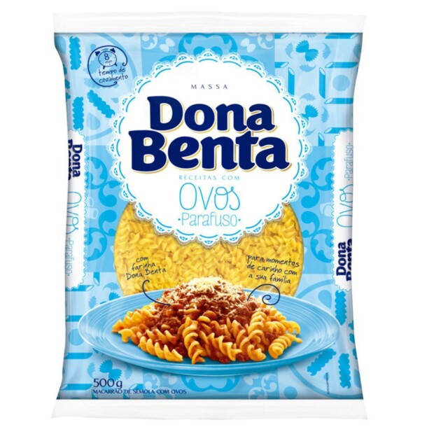 D.BENTA MASSA PARAFUSO OVOS 24X500gr – REF: DB-0023 - UNICENA