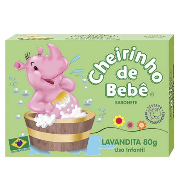 SAB. CHEIRINHO DE BEBE LAVANDITA 24X80G – REF: CHE-0004 - UNICENA