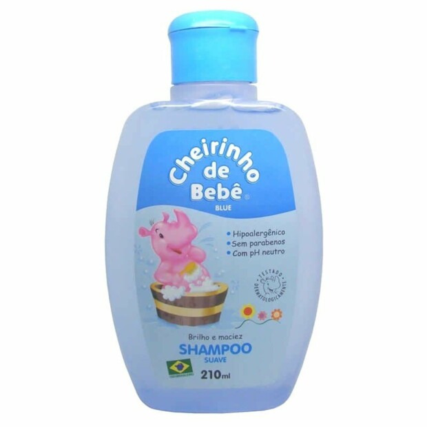 SHAMPOO CHEIRINHO DE BEBE BLUE 12X210ML – REF: CHE-0006 - UNICENA