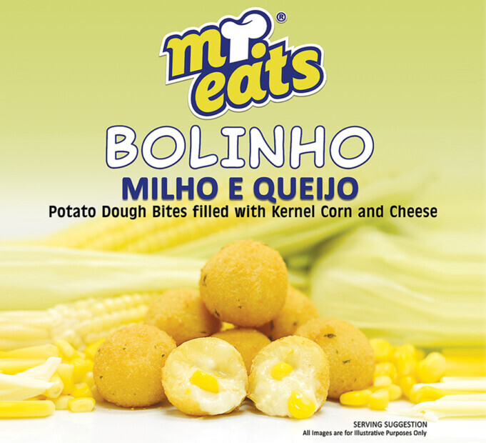 Mr.eats BOLINHA DE MILHO E QUEIJO (FOOD SERVICE) 12X600g – REF: ME-3060 - UNICENA