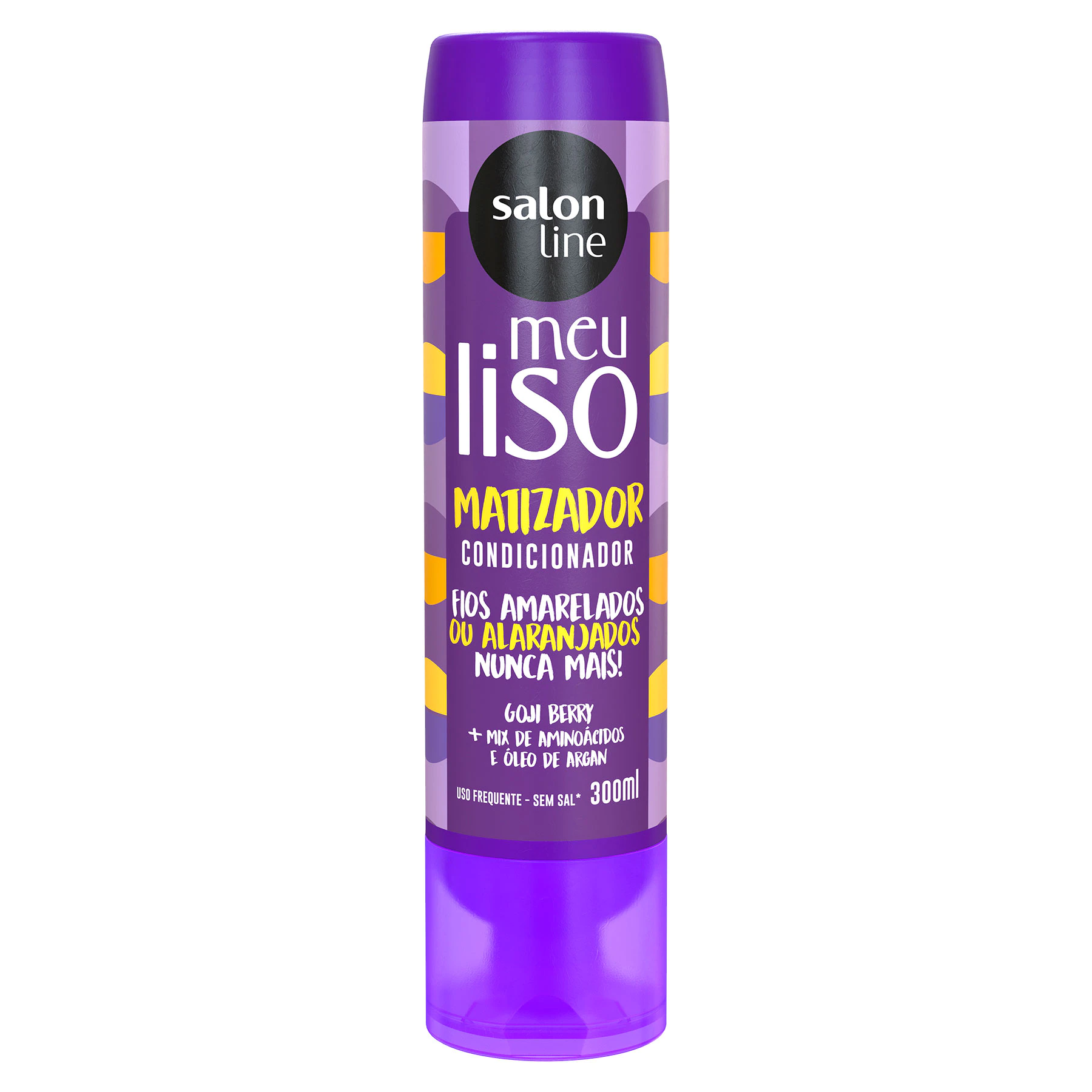 SALON LINE CONDICIONADOR MEU LISO MATIZADOR 6X300ml – SL-95193 - UNICENA