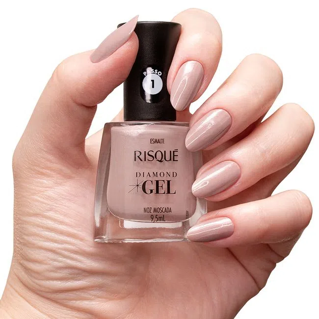 RISQUE ESMALTE GEL NOZ MOSCADA 6X9.5ml – REF: RI-0039 - UNICENA