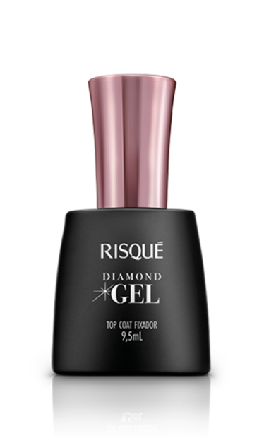 RISQUE ESMALTE GEL TOP COAT FIXADOR 6X9.5ml – REF: RI-0042 - UNICENA