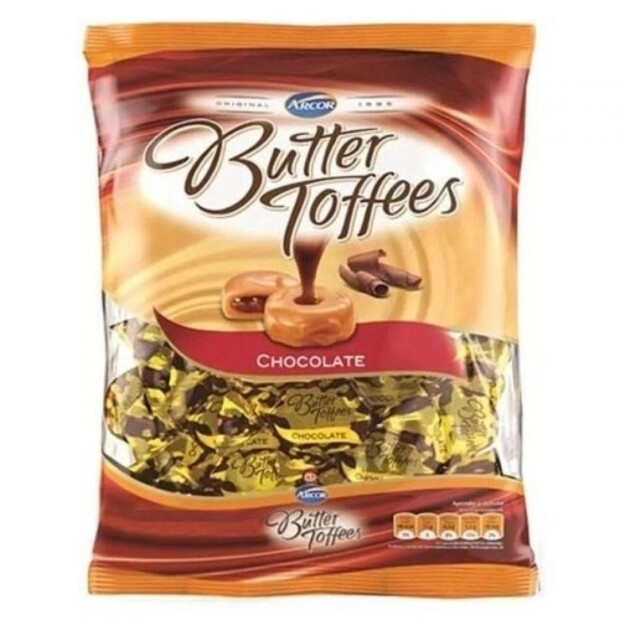 ARCOR BALA BUTTER TOFFEE CHOCOLATE 1x500gr – REF: ARC-0011 - UNICENA