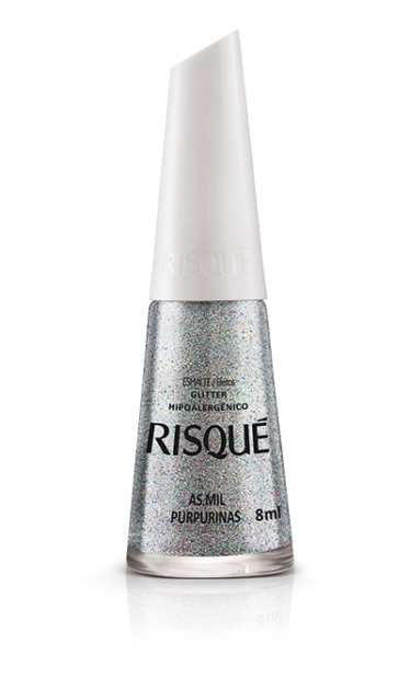 RISQUE ESMALTE AS MIL PURPURINAS 6X8ml – REF: RI-0047 - UNICENA