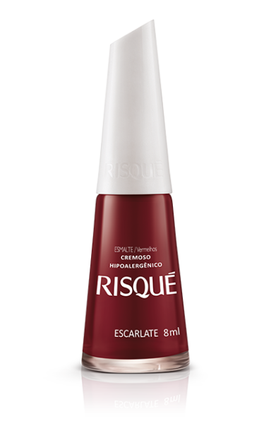 RISQUE ESMALTE ESCARLATE 6X8ml – REF: RI-0046 - UNICENA