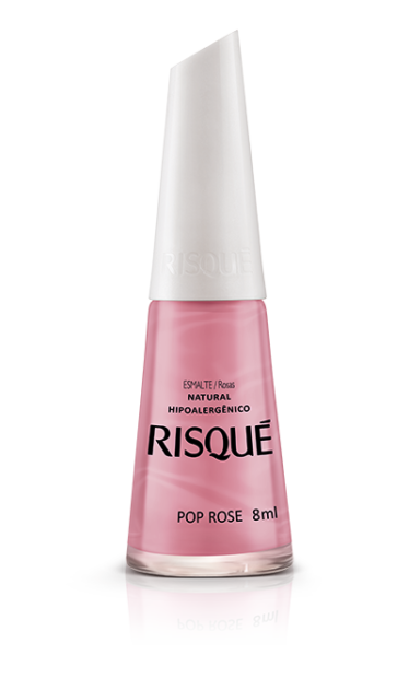 RISQUE ESMALTE POP ROSE 6X8ml – REF: RI-0049 - UNICENA