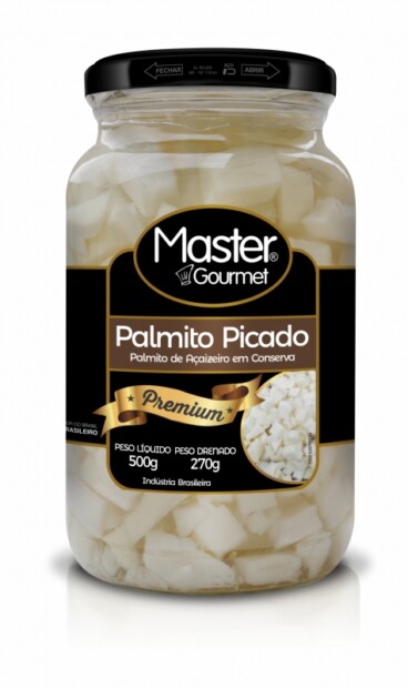 MASTER GOURMET PALMITO DE ACAI PICADO 15X300gr – REF:MG-0010 - UNICENA