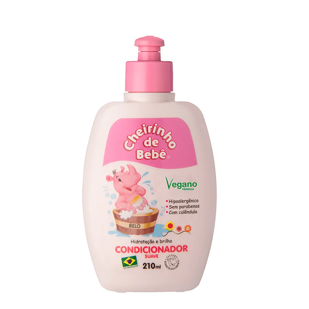 CONDICIONADOR CHEIRINHO DE BEBE (ROSA) 12X210ML – REF: CHE-0009 - UNICENA