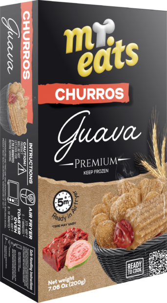 Mr.eats MINI CHURROS DE GOIABADA 14x200g – REF: ME-0405 - UNICENA