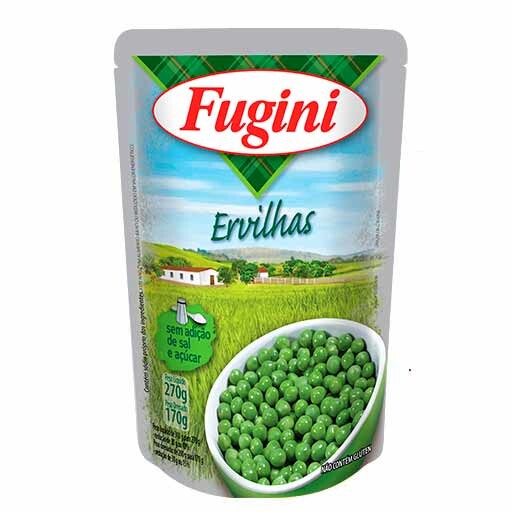 FUGINI ERVILHA EM CONSERVA SACHET 36X170gr – REF: FU-0001 - UNICENA