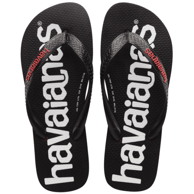 HAVAIANAS TOP LOGOMANIA 2 VERMELHO RUBI 43/44 – REF: HAV-0232 - UNICENA