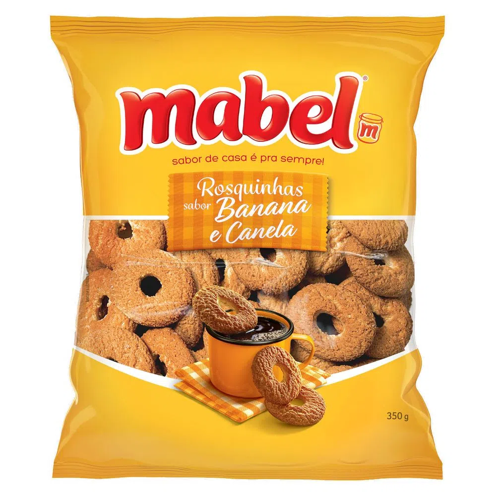 MABEL ROSQUINHA BANANA E CANELA 32X300gr – REF: MB-0004 - UNICENA