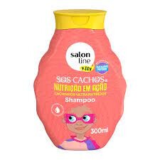 SALON LINE SOS CACHOS SHAMPOO KIDS NUTRICAO 6X300ml – REF: SL-30358-B - UNICENA