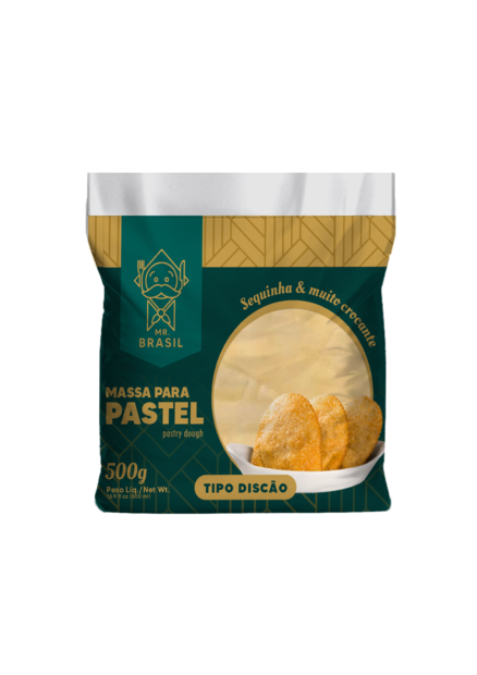 MR. BRASIL MASSA PARA PASTEL DISCO GRANDE 12X500gr – REF: MR-0040 - UNICENA