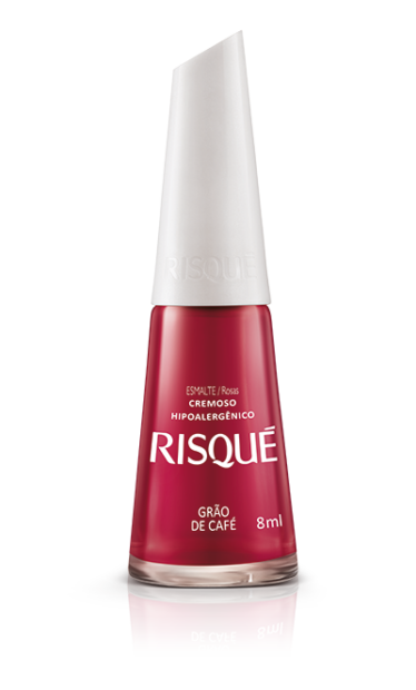 RISQUE ESMALTE GRAO DE CAFE 6X8ml – REF: RI-0066 - UNICENA